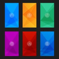 Abstract geometric backgrounds N2