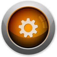 Orange gear button