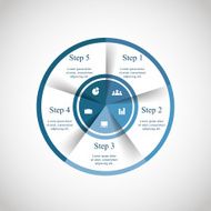 Vector circle infographic N15