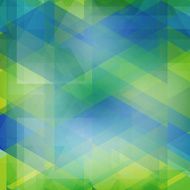 Abstract geometric shape from color triangles N2