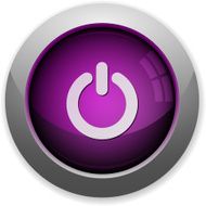 Purple power off button