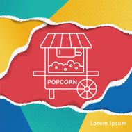 shopping cart line icon N5