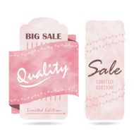 Light pink banner with vine