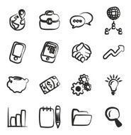 Manager Icons Freehand