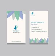 abstract name card N2