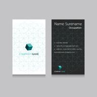 abstract name card N4
