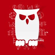 Drawing business formulas owl N3
