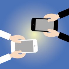 chatting network with smartphone