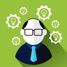 business boss icon vector
