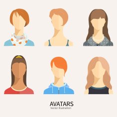 Set of avatar icons
