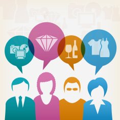 Business teamwork consumption users