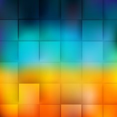 Vector Abstract geometric shape from cubes