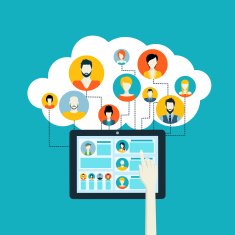 Social network concept N4