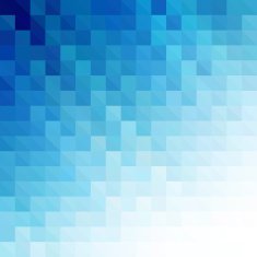 Abstract blue geometric technology background