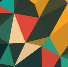 Geometric background with triangles