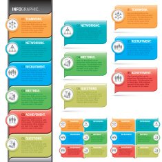 Stackable infographics