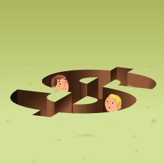 Larry and Steve in a financial hole