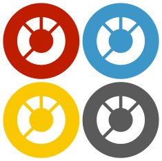 Circle Series Donut Chart icon