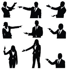 Business people gesturing N2