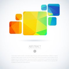 Vector geometric colorful background N2