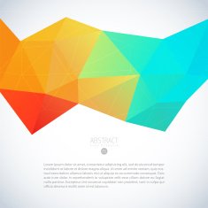 Vector geometric colorful background N3