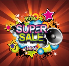 Super Sale Today background for your promotional posters advertising flyers N3
