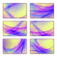 Set of backgrounds templates
