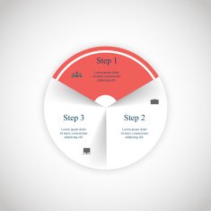 Vector circle infographic N2