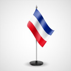 Table flag of Yugoslavia