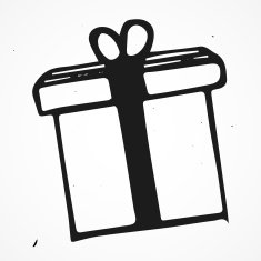 Hand drawn celebrate box