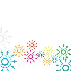 Abstract human interaction N4