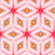 Glamorous pink geometric abstract ethnic ornament N3