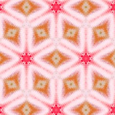 Glamorous pink geometric abstract ethnic ornament N4