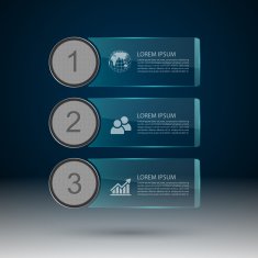 Set of vector banners