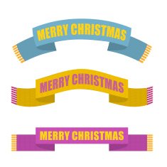 Merry Christmas Winter scarf Warm accessory clothing from wool