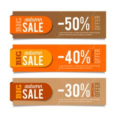 Autumn Sales Banners