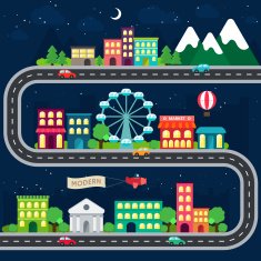 City infographics design N2