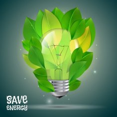 Energy Saving Vector Illustration Free Image Download