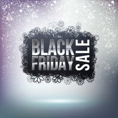 Black cloud with Friday Sale message