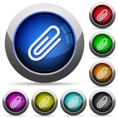 Attachment button set