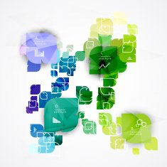 Business abstract infographic N2
