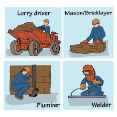 Set of construction workers N2