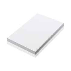 blank realistic notepad notebook isolated on white vector N2