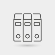 archive thin line icon