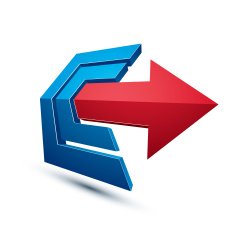 3d creative symbol with arrow aiming at target Business sign