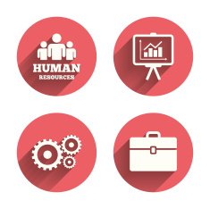 Human resources and Business Presentation board N2