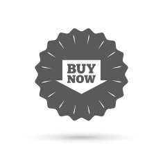 Buy now sign icon Online buying arrow button