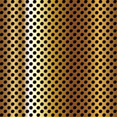 Perforated metal surface