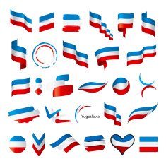 biggest collection of vector flags Yugoslavia