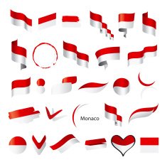 biggest collection of vector flags Monaco